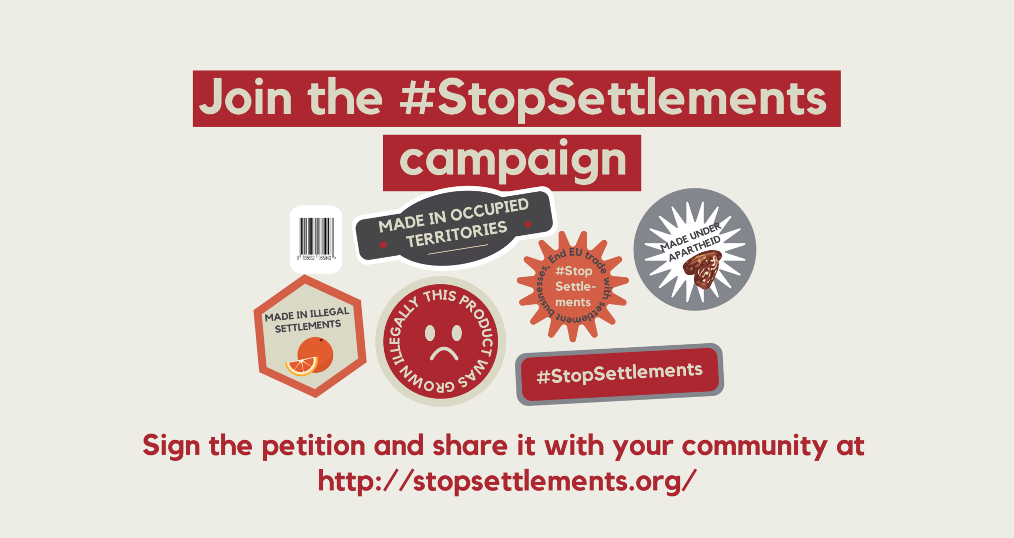Europäische Bürgerinitiative #stopSettlements